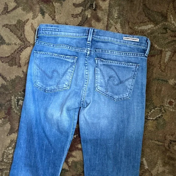 Citizens Of Humanity Dita petite bootcut Light Blue Flare Jeans. - Picture 6 of 7